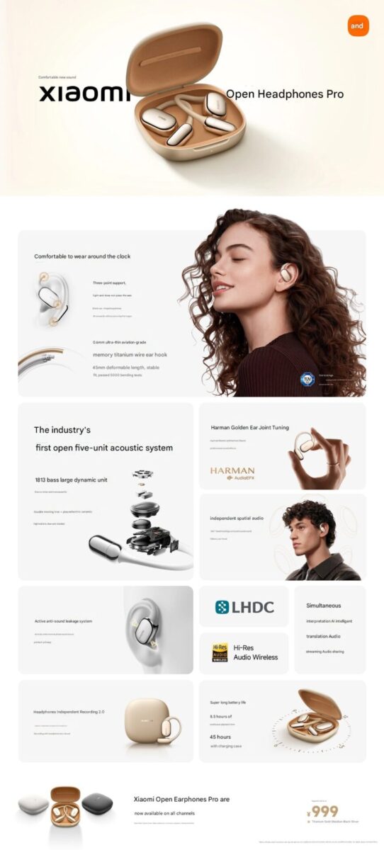 هدفون‌های Open Headphones Pro شیائومی