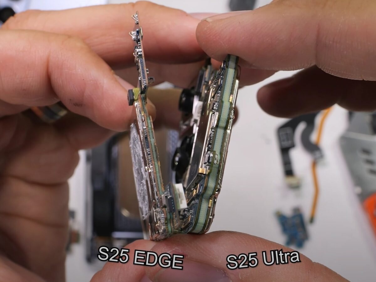 جدیدترین کالبدشکافی از نازک‌ترین پرچم‌دار تاریخ سامسونگ یعنی گلکسی S25 Edge نشان می‌دهد چگونه