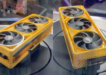 کارت گرافیک ROG RTX 5090 طلایی ایسوس