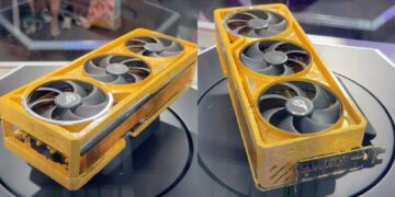 کارت گرافیک ROG RTX 5090 طلایی ایسوس