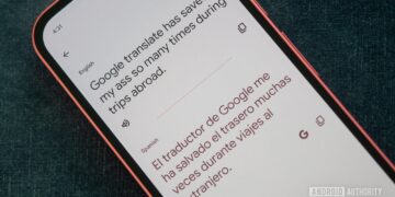 بازطراحی رابط مکالمه Google Translate
