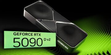 کارت گرافیک NVIDIA RTX 5090 D V2 رسماً در چین رونمایی شد
