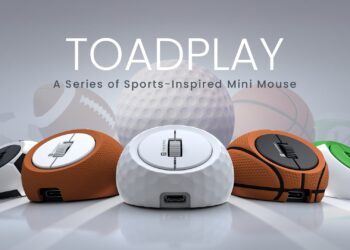 ماوس‌ ToadPlay Mini با الهام‌ از تجهیزات ورزشی طراحی شده‌ است