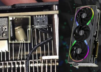 انفجار خازن در کارت گرافیک PNY RTX 5090