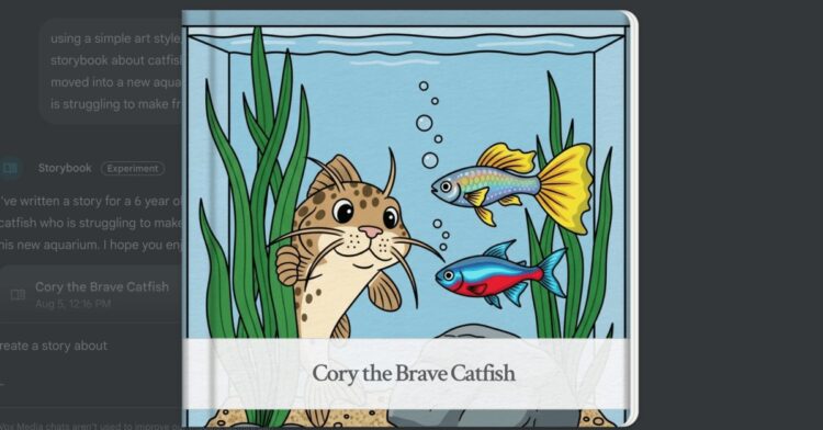 قابلیت Storybook گوگل به چت‌بات Gemini اضافه شد