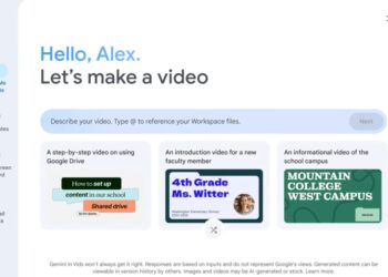 ابزار ویرایش Google Vids