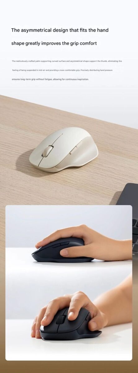 شیائومی ماوس بی‌سیم Comfort Mouse 2 را با طراحی ارگونومیک و قیمت ۱۱ دلار رونمایی کرد