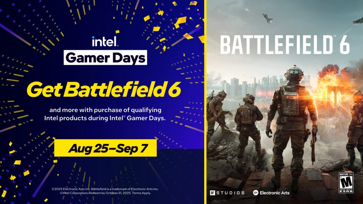 بازی Battlefield 6 هدیه رایگان اینتل در جشنواره Gamer Days