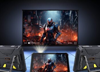 اولین تبلت مقاوم ۵G هوش مصنوعی جهان با پروژکتور ۱۲۰ اینچی معرفی شد