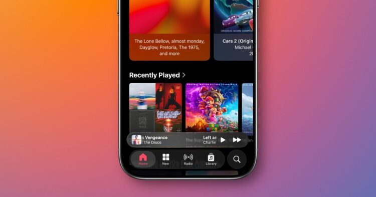 مینی‌پلیر اپل موزیک iOS 18.1