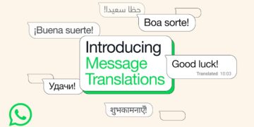 ترجمه پیام واتس‌اپ