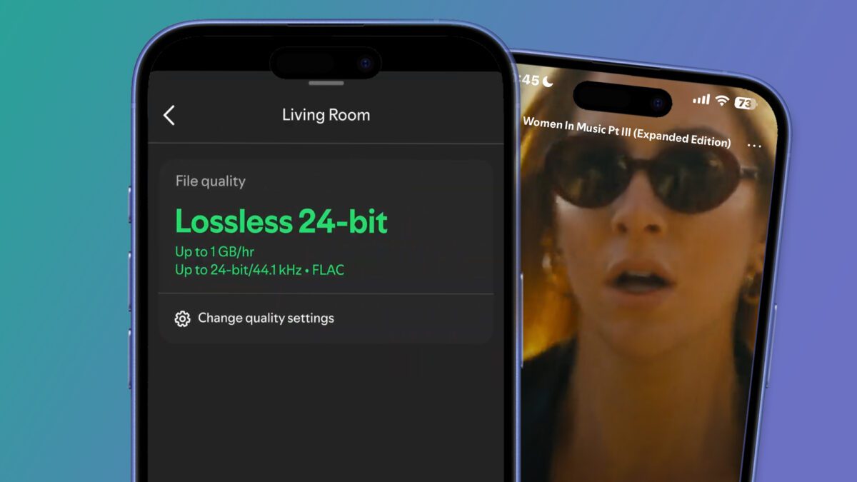 صدای Lossless با کیفیت ۲۴ بیت اسپاتیفای