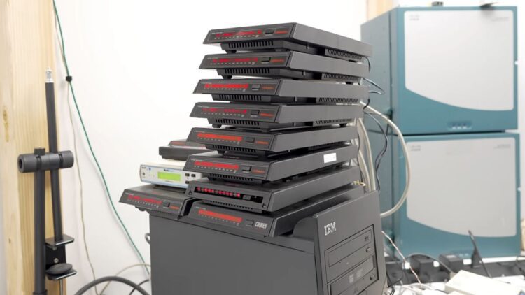 رکورد سرعت اینترنت dial-up