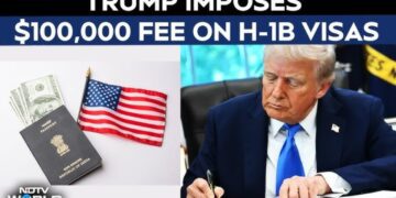 ترامپ هزینه ویزای H-1B را به ۱۰۰ هزار دلار افزایش داد؛ ضربه‌ای بزرگ به جذب استعدادهای خارجی در آمریکا