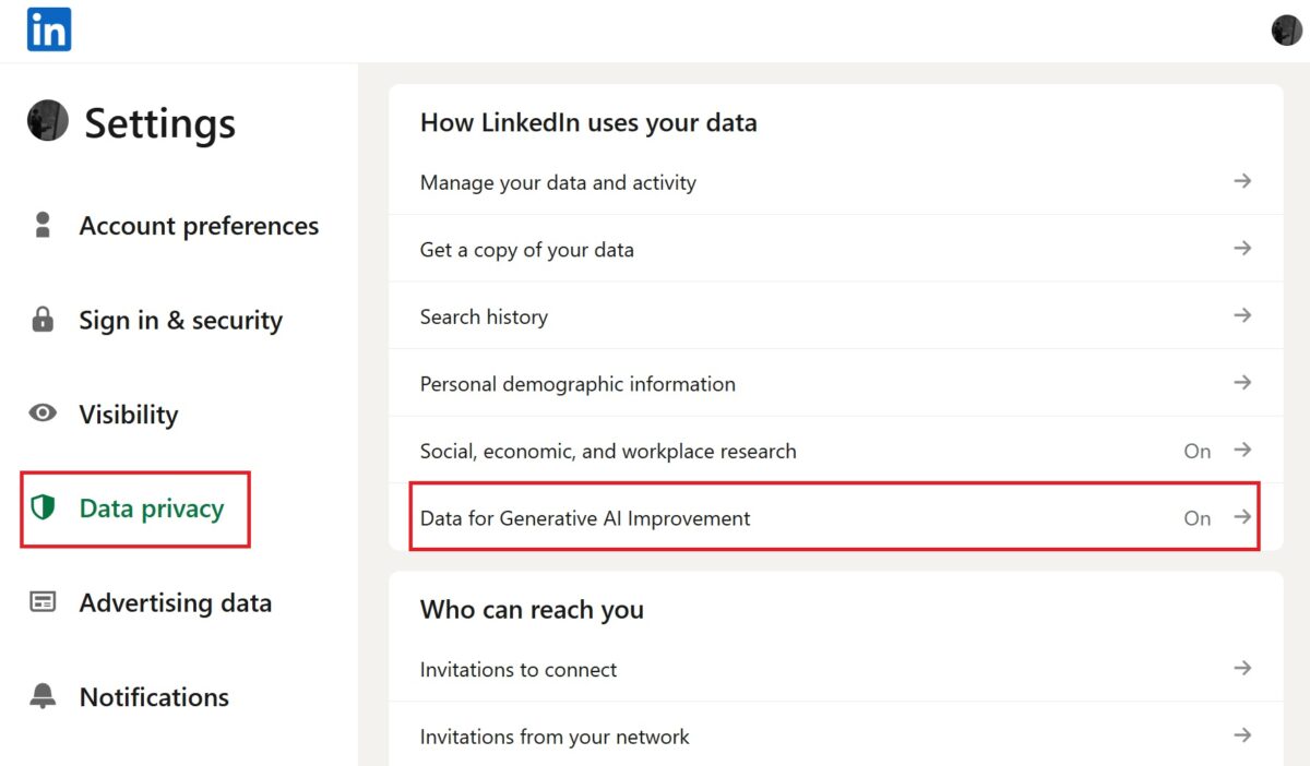 LinkedIn warns it will auto train AI models (2)
