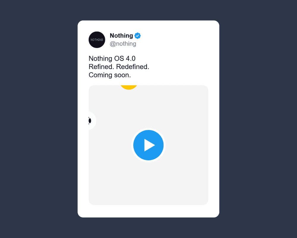 عرضه قریبالوقوع سیستمعامل Nothing OS 4.0 با تغییرات بزرگ