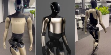 تسلا از ربات انساننمای Optimus 2.5 با بدنه طلایی رونمایی کرد