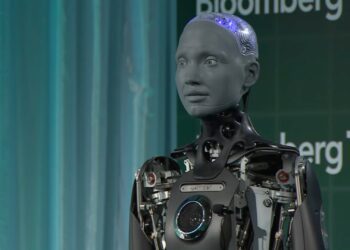 humanoid robot bubble