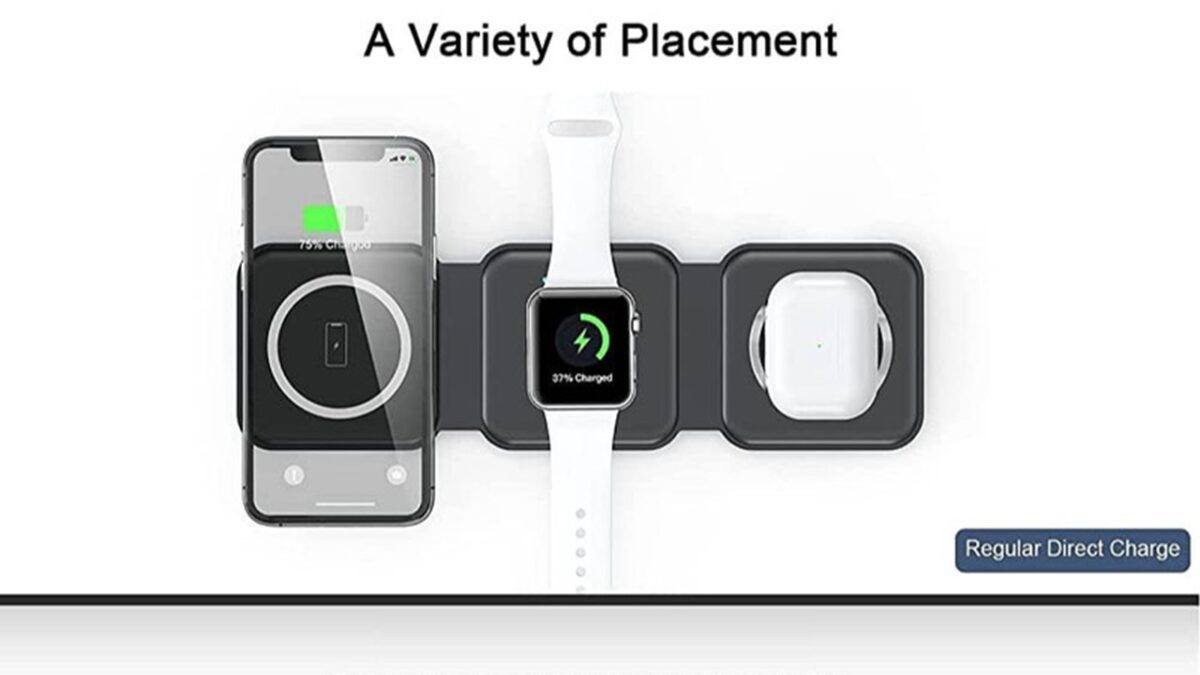 داک in1 wireless travel یک مدل جمعوجور و قابل حمل است که از توان خروجی ۱۵ وات برای آیفون و ۵ وات برای ایرپاد و اپل واچ پشتیبانی میکند.