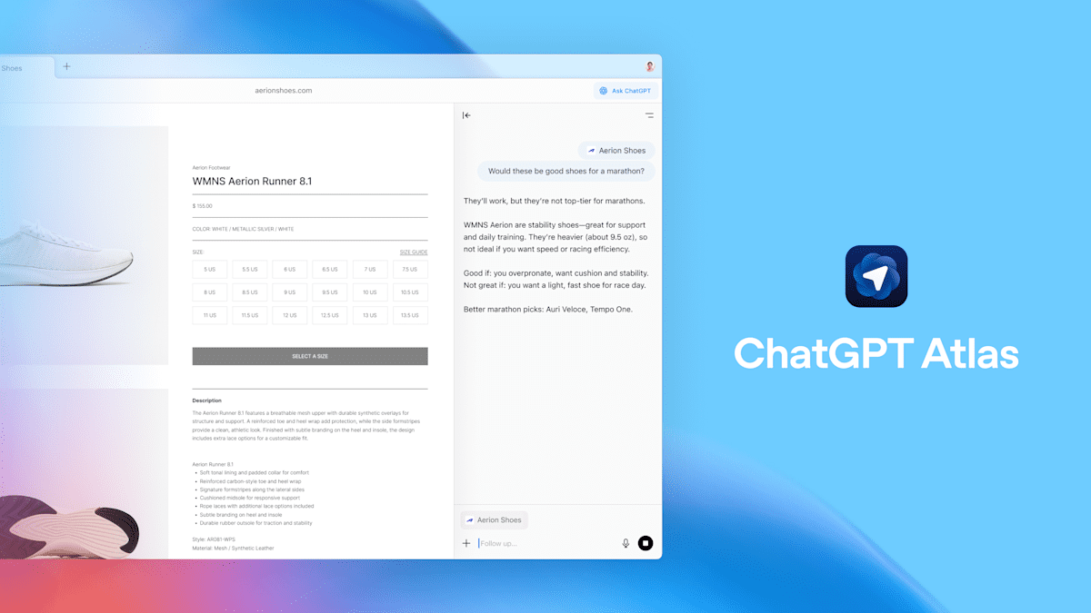 AI-powered browser, ChatGPT Atlas