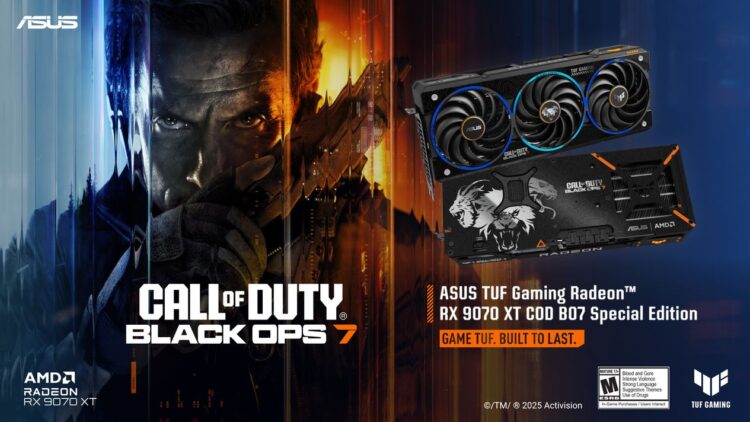 کارت گرافیک TUF Radeon RX 9070 XT Call of Duty