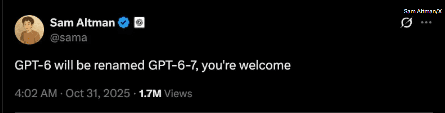 ChatGPT 6 as 'GPT 6‑7'