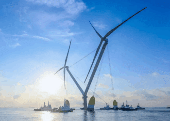 توربین شناور ۵۰ مگاواتی چین طوفان‌ها را شکست می‌ دهد