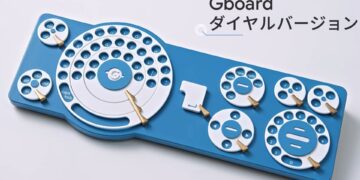 ابتکار عجیب گوگل ژاپن با کیبورد چرخشی Gboard