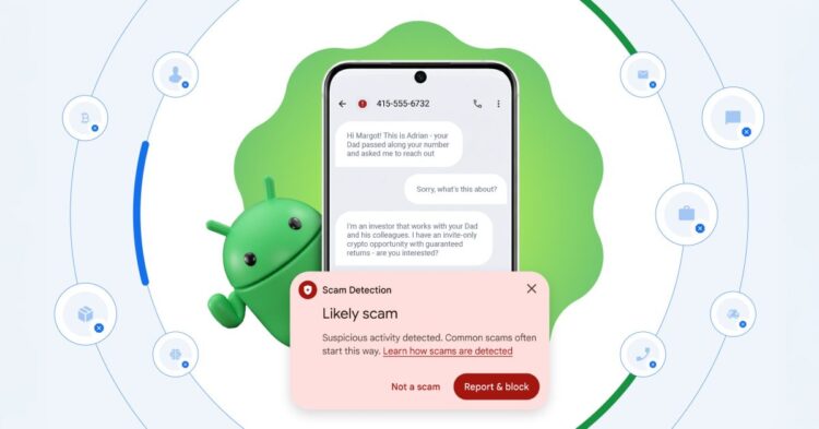 Google study finds Android avoids 58% more spam