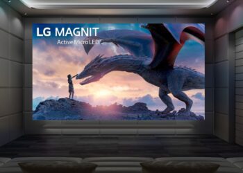 ال‌جی تلویزیون ۱۳۶ اینچی Magnit با نمایشگر 4K و صدای ۱۰۰ وات عرضه کرد
