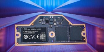 کروشیال حافظه‌های LPCAMM2 را برای لپ‌تاپ معرفی کرد