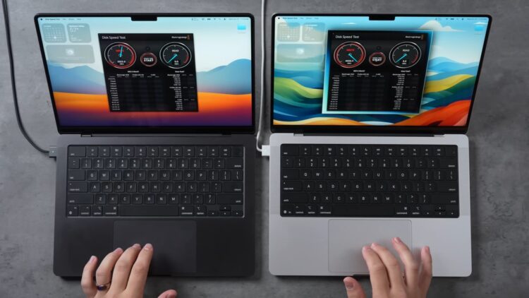 سرعت SSD مکبوک پرو M5