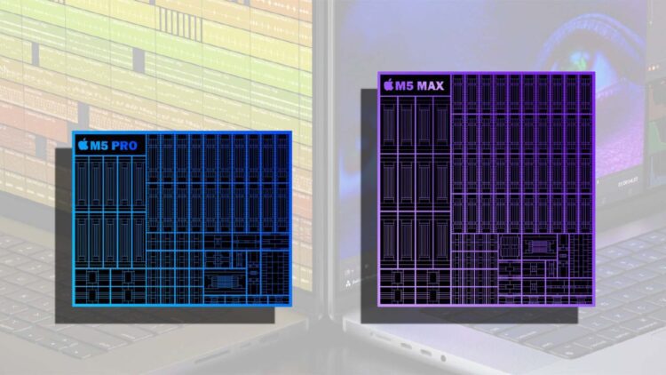 طراحی ماژولار تراشه‌های M5 Pro و M5 Max اپل