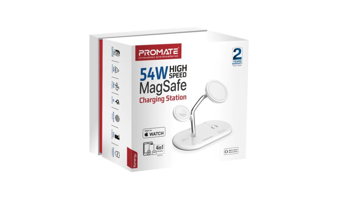 پرومیت SYNERGY.WHITE با توان شارژ 40 وات و بدنهای از جنس پلیکربنات فشرده، گزینهای مطمئن و مقرونبهصرفه در میان لوازم جانبی آیفون به شمار میرود.