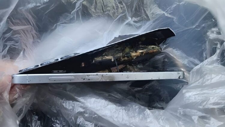 آتش گرفتن گلکسی S25 پلاس