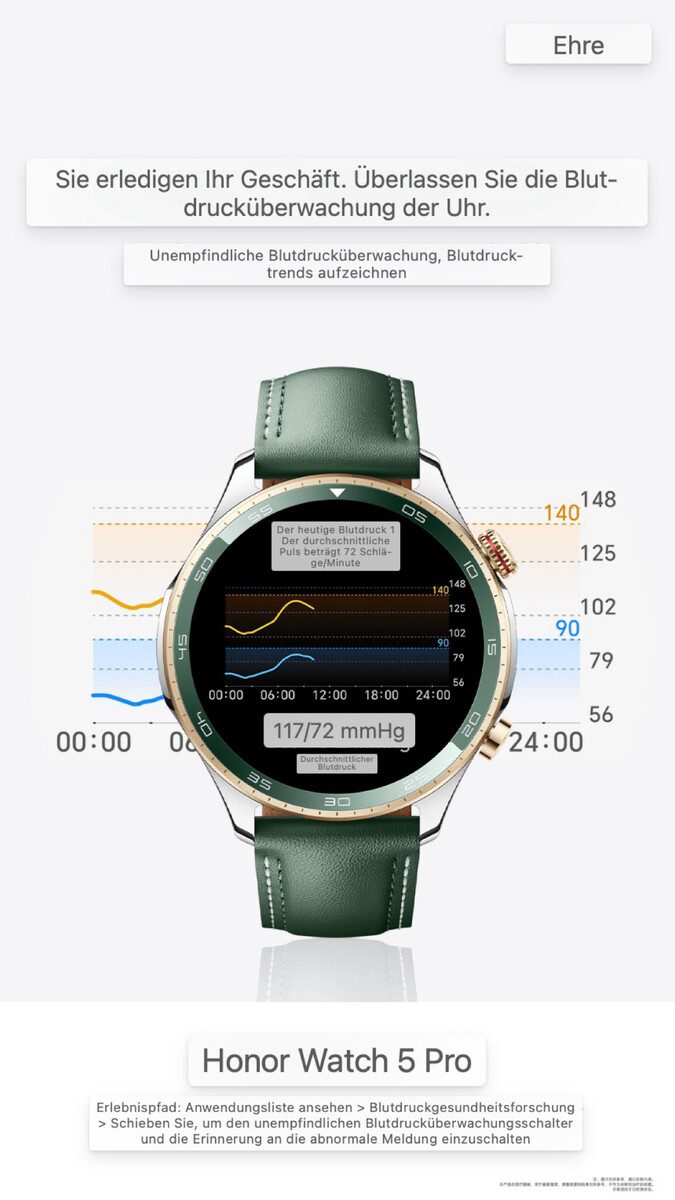 The Honor Watch 5 Pro