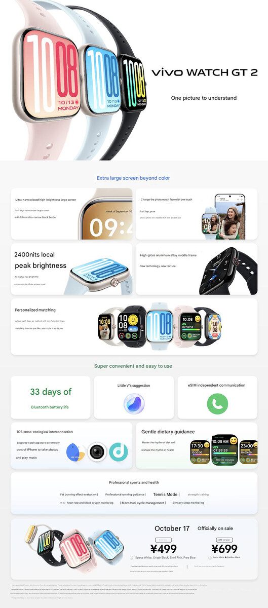 Vivo Watch GT 2 smartwatch