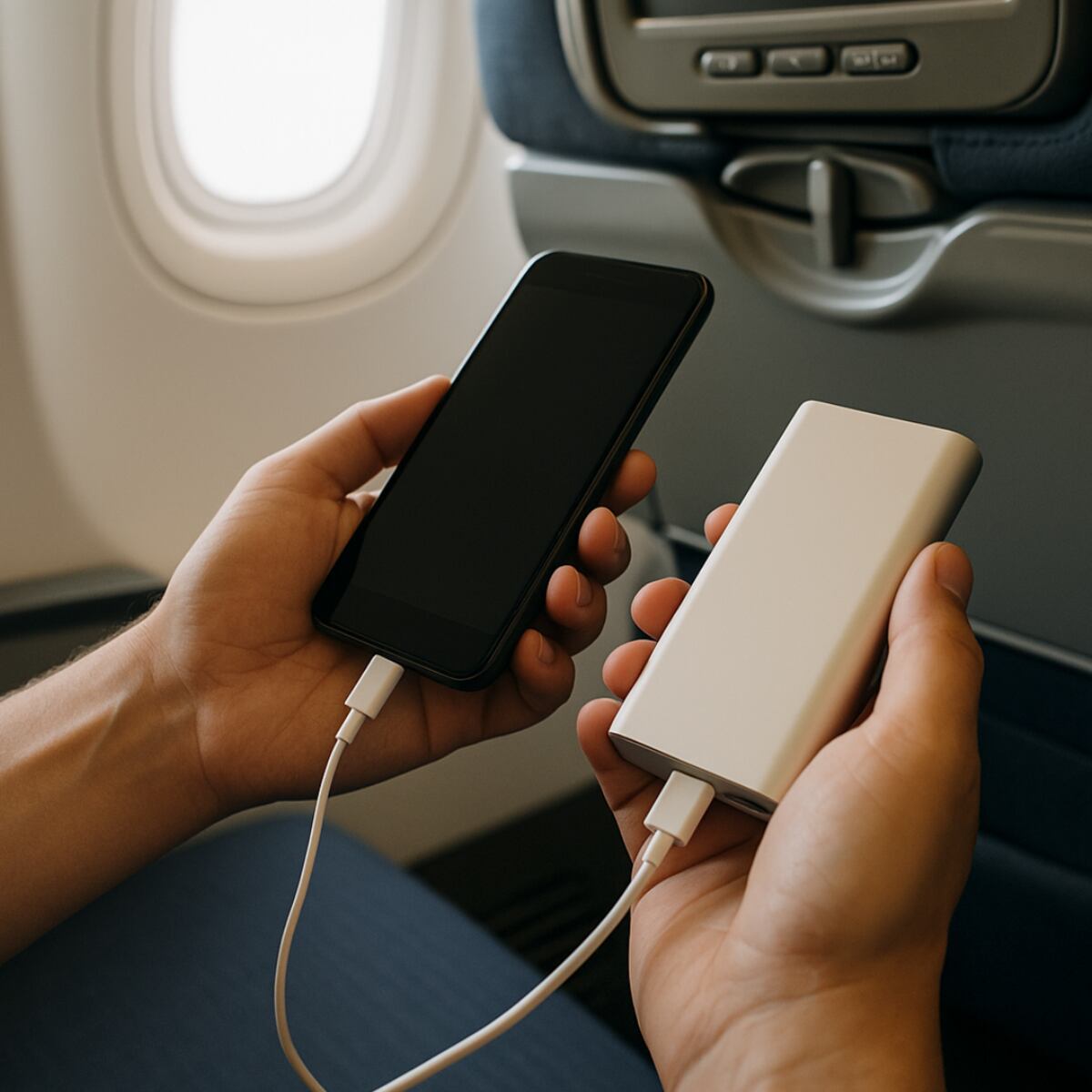 power bank on flight