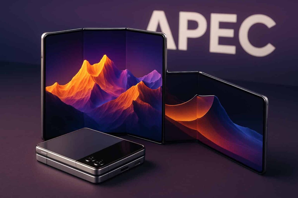 نخستین گوشی سه تاشوی سامسونگ در اجلاس APEC معرفی می‌ شود
