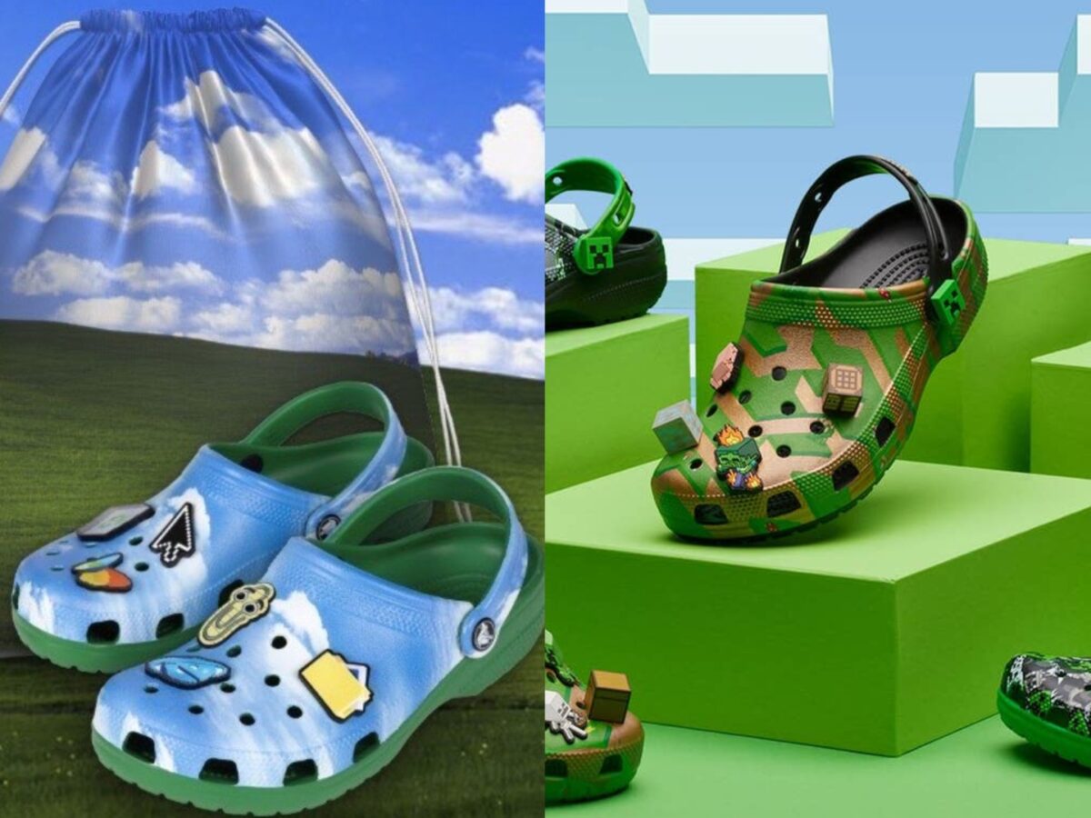 رونمایی مایکروسافت از دمپایی Crocs با تم Windows XP