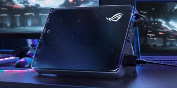 تصویری از کارت گرافیک اکسترنال ROG XG Mobile 2025