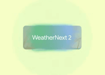 نمایی از لوگوی WeatherNext 2