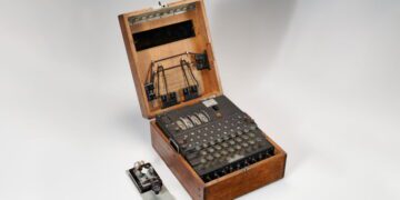 نمایی از ماشین رمزنگاری ‌انیگما ‌M4