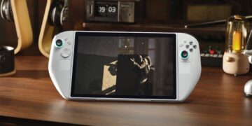 نمایی از اولین کنسول دستی سه بعدی جهان Abxylute 3D ONE در رنگ سفید