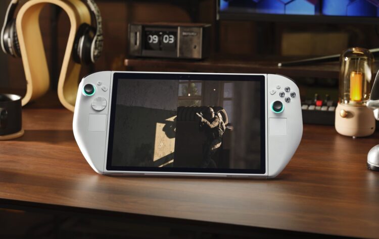 نمایی از اولین کنسول دستی سه بعدی جهان Abxylute 3D ONE در رنگ سفید