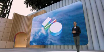 تصویری از کنفرانس جدید گوگل با حضور مدیرعامل این شرکت