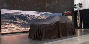 پوشش مخفی خودرو مفهومی هیوندای Crater Concept قبل از رونمایی رسمی در نمایشگاه خودروی لس آنجلس