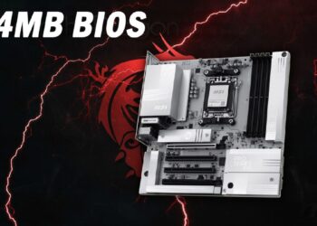 اسلاید تبلیغاتی مادربرد MSI PRO B840M-P EVO WIFI6E PZ، که ویژگی‌هایی مانند "64MB BIOS" و "READY FOR AI PC" را برجسته می‌کند.