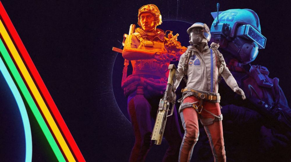 تصویر هنری سبک وسترن و علمی-تخیلی از یک سرباز کلاه‌دار با کلاه کابوی، اسلحه در دست و یک تفنگ خودکار بزرگ روی پشت، با فیلتر آبی و پس‌زمینه کرم رنگ.