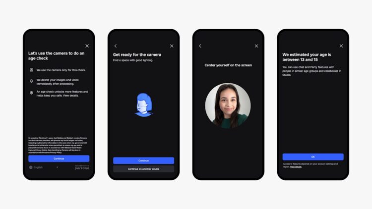 Roblox برای تخمین سن کاربران به سلفی‌ها متکی خواهد بود. (Roblox)